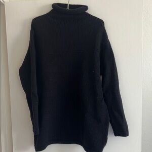 Vintage Ralph Lauren Country black roll neck knit sweater